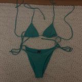 Green Triangl Bikini Set Photo 0
