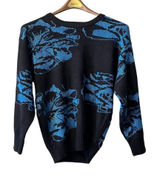 90s Parrinello Sweater Size Medium Womens Black Pullover Y2K Classic‎ Career VTG Photo 0