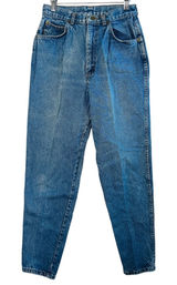 Chic Vintage High Rise Mom Jeans Made in USA Sz 26 Tapered Leg 90s‎ Denim Photo 0