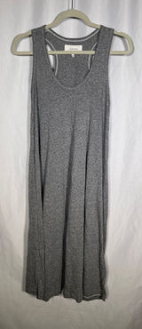 The Great. Womens Swing Tank Midi Dress Gray Xs Photo 0