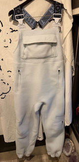 Free People FP Movement Fleece Ski Bib Overalls Light Blue Après Ski XS Photo 0