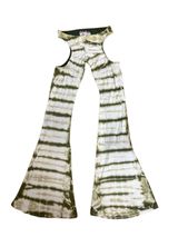 OMIGHTY Tie Dye Cutout Flare Pants & Top Set Y2K Rave Festival Green Size S Photo 0