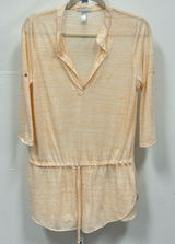 Eberjey Loungewear Pajama Cropped‎ Sleeve Mini Dress Tunic Lightweight Small Photo 0