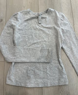 SKIMS Heather Gray Long Sleeve Crew Neck Top Photo 0