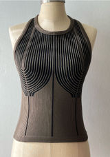 Gladiator Grunge Tank• Olive & Black• Sz S Photo 0