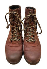 Sorel Arctic Wedge II Waterproof Lace Up Boots Redwood Brown Womens Leather Photo 0