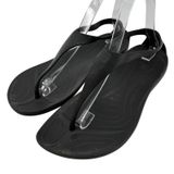 Crocs Sexi Flip Sandal Slip On Black Women 7 Slingback Thong Casual Barefoot Photo 0