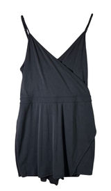 Abercrombie & Fitch Wrap Romper Skort Viscose Gray Medium NWT Summer Minimalist Photo 0