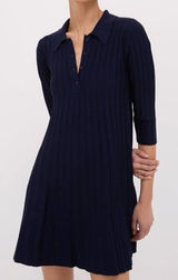 NWT Tuckernuck Pomander Place Navy Knit Landry Dress sz Small Photo 0