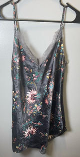 Victoria's Secret Women's Adjustable Strap Floral Lace Mini Slip‎ Dress Size Med Photo 0
