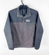 PATAGONIA Mixed T Snap Pockets Quilted Fleece Pullover Size XS Photo 0