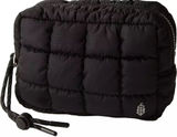 FP Movement Free People Quilted Mini Case Black Wristlet Travel Pouch Photo 0