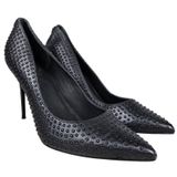 Guess Womens Sabalie Black Studded Leather Pointed Toe Stiletto Pumps Heels 8.5 Photo 0