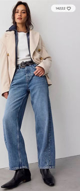 Free People We The Free Truro Baggy Puddle Jeans Photo 0