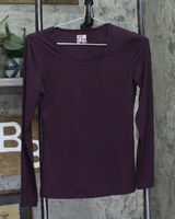 32 Degrees Womens Heat Long-Sleeve Scoop Neck Top Purple XS Photo 0
