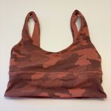 Lululemon Align Reversible Bra Womens 2 Brier‎ Rose Camo Yoga Sports Bra Photo 0