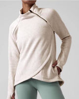 Athleta Cream Cowl Neck Sweater Photo 0