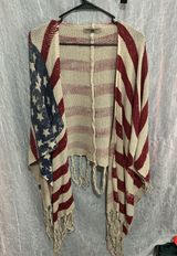 American flag shoulder throw Multiple Size M Photo 0