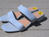 Cushionaire Memory Foam Nolita Sandals | Two Band Dress Sandals Photo 0