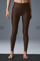 Alo Brown Leggings Yoga Airlift Photo 0
