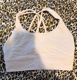 Lululemon Sports Bra Light Pink 6 Photo 0