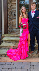 Sherri Hill Prom Dress Pink Photo 0