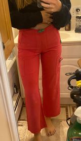 NWOT Pink Scrub Bottoms Photo 0