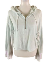 Pink Victoria’s Secret‎ Mint Green Hoodie L Zip Pullover Lounge Activewear Photo 0