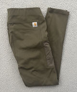 Carhartt Force Lightweight Leggings Tarma Taupe Utility Women's Medium x 27 Photo 0