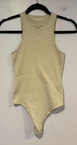 Abercrombie and Fitch tan ribbed bodysuit‎ Photo 0