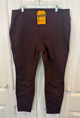 Carhartt burgundy force fitted midweight utility leggings size XL Photo 0