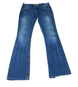 Buckle BKE Sabrina Women's Jeans Size 30x35.5 Mid Rise Boot Stretch Blue Denim Photo 0
