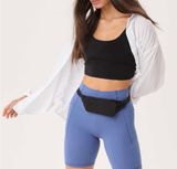 7” blue aerie biker shorts Photo 0