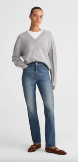 Madewell The Perfect Vintage Jean High Rise Tapered Jeans Blue Size 25 Photo 0