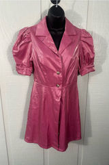 Fate Pink Puff Sleeve Dress Size Small EUC Photo 0