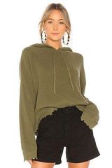 Reformation RtA Marvin Hoodie In Field Green Photo 0