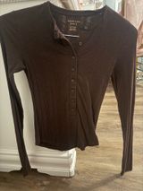 Brown American Eagle Long Sleeve Photo 0