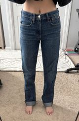 Low rise Straight Leg Jeans Photo 0