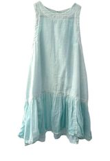 Free People Womens Aqua Size XS High Neck Peplum Tank Top Photo 0