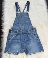Abercrombie Blue Denim Short Overalls Photo 0