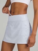 lululemon pace rival mid rise skirt long pastel blue 4 tennis golf pickleball Photo 0