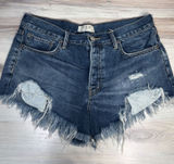 We The Free Free People Byron Bay‎ Denim Cut Off Shorts 28 Distressed Jean Short Photo 0