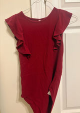 Maroon body suit Red Photo 0