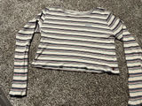 Dickies stripped long sleeve crop top  Photo 0