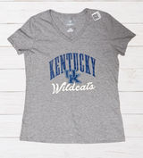 Kentucky Wildcats Fanatics V Neck T Shirt Gray Blue College Game Day NWT M Photo 0