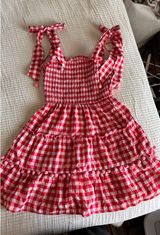 Red and Pink Dress Photo 0