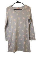 Victoria's Secret Baby Blue Angel Clouds Long Sleeve Nightgown Women Sz S Photo 0