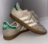 Adidas Gazelle Streetwear Bold Cream White Green Beige Shoes Sneakers Size 8.5 Photo 0