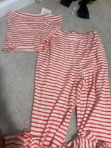Red striped set Photo 0