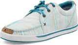 Twisted X Hooey Loper Sneakers Low Round Toe Moisture Wicking Striped Blue 8.5M Photo 0